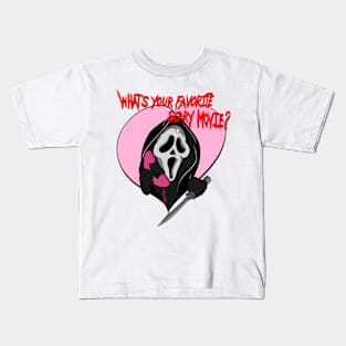 Ghostface what’s your favorite movie Kids T-Shirt